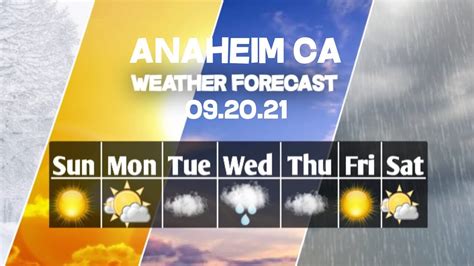 5 day forecast anaheim